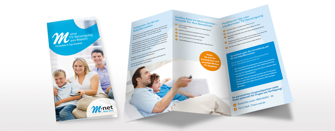 M-net (Werbung und Dialogmarketing): Flyer