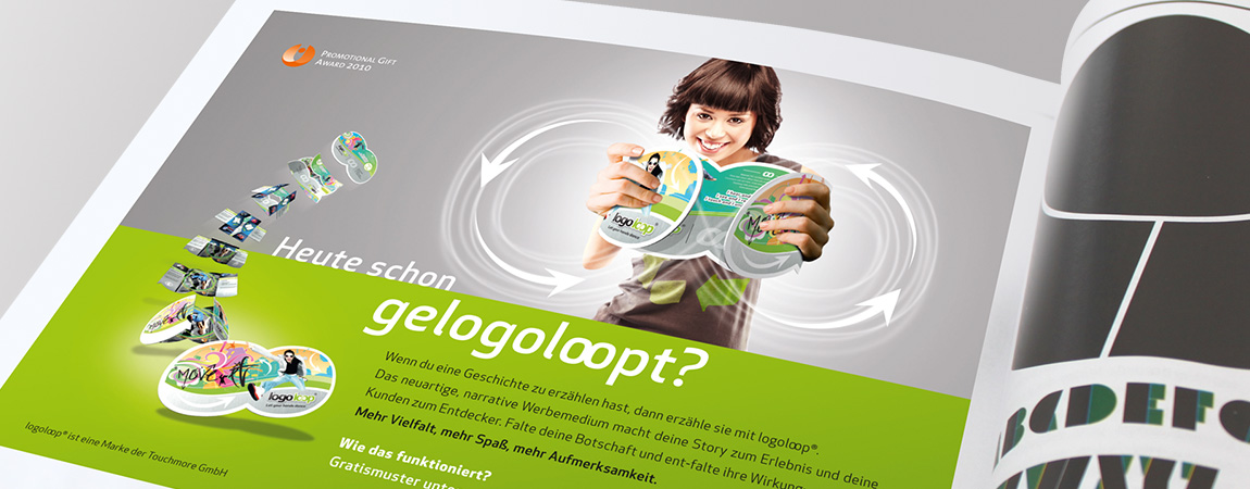 logoloop (Corporate Design und Werbung): Anzeige