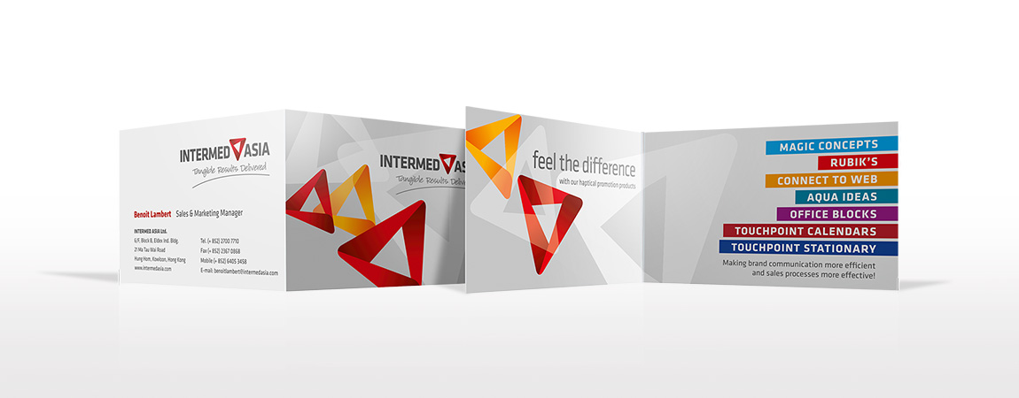 Intermed Asia (Corporate Design und Werbung): Visitenkarte
