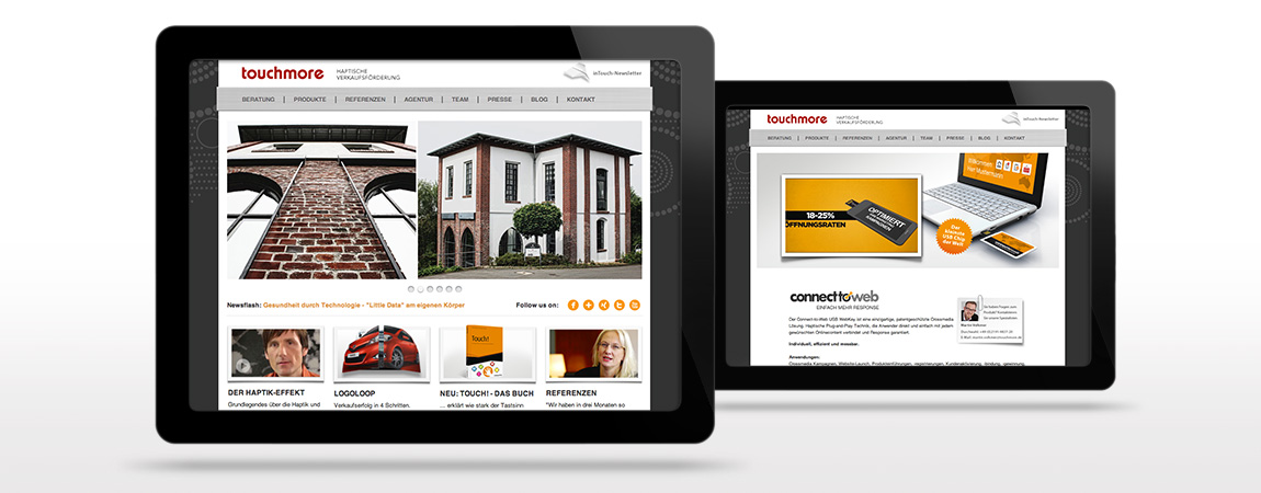 touchmore (Corporate Design): Website