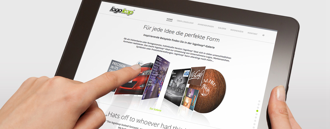 logoloop (Corporate Design und Werbung): Website Detail