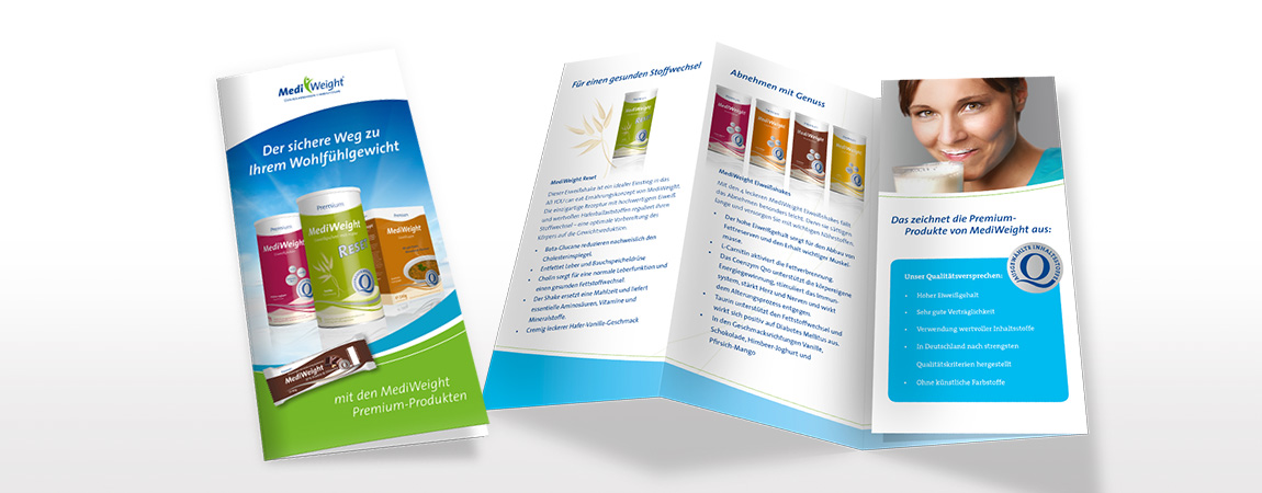 MediWeight (Corporate Design und Packaging): Flyer